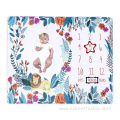 Newborn Baby Photo Props Memory Monthly Milestone Blanket